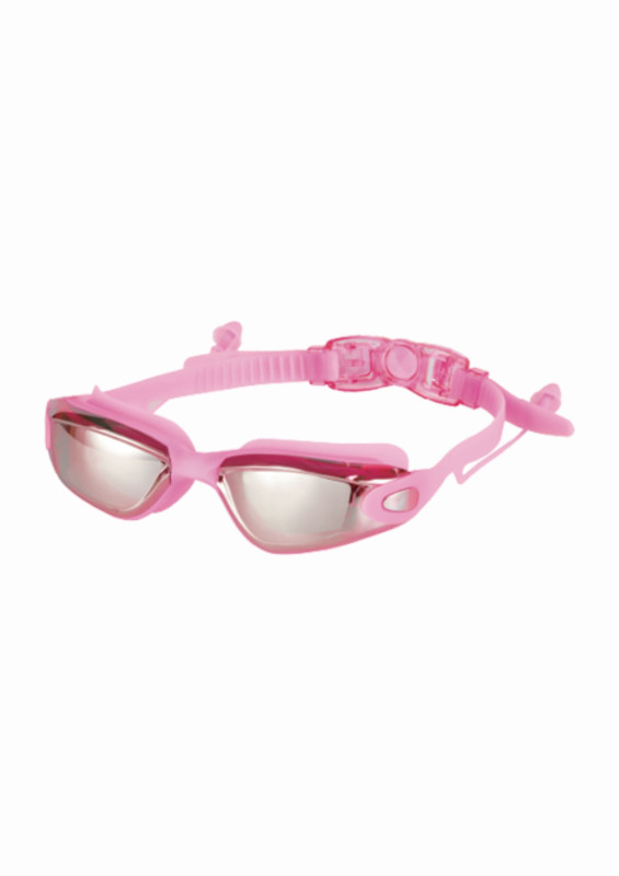 Pink goggles.
